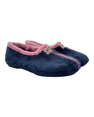 Pantufas-De-Mujer-VULCA-BICHA-ZAPATILLAS-CASA-MUJER-CERRADA-4306-MARINO-MALVA-V-B-VARIOS-COLORES