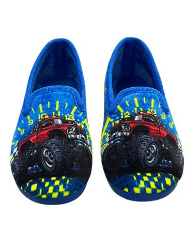 Pantofole-da-casa-per-bambina-ALCALDE-ZAPATILLAS-CASA-NINO-COCHE-16024-AZUL-VARIOS-COLORES