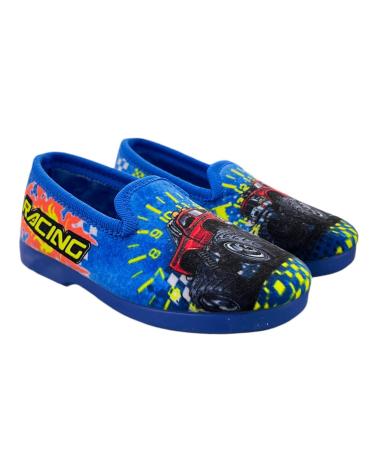 Pantofole-da-casa-per-bambina-ALCALDE-ZAPATILLAS-CASA-NINO-COCHE-16024-AZUL-VARIOS-COLORES