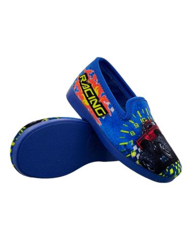 Pantofole-da-casa-per-bambina-ALCALDE-ZAPATILLAS-CASA-NINO-COCHE-16024-AZUL-VARIOS-COLORES