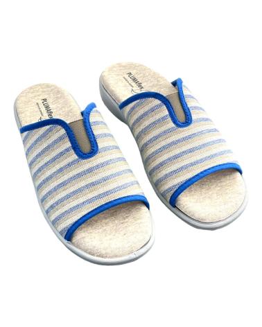 House-Slipers-De-Mujer-PLUMAFLEX-ZAPATILLAS-CASA-CUNA-14502-MARINO-AZUL