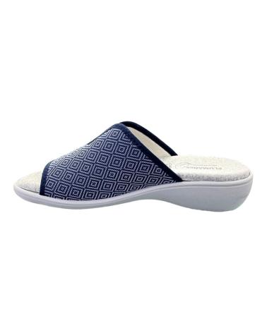 House-Slipers-De-Mujer-PLUMAFLEX-ZAPATILLAS-CASA-CUNA-ELASTICO-CENTRAL-14503-MARINO-AZUL