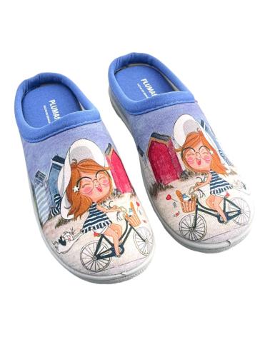 House-Slipers-De-Mujer-PLUMAFLEX-ZAPATILLAS-CASA-PLAYA-12317-AZUL