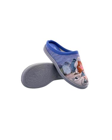 House-Slipers-De-Mujer-PLUMAFLEX-ZAPATILLAS-CASA-PLAYA-12317-AZUL