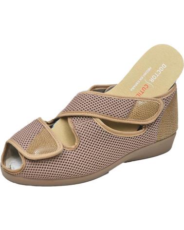 Sandalias de Mujer D`CUTILLAS DOCTOR CUTILLAS 10232 ZAPATILLA DE CASA TERAPEUTICA PARA PL TOSTADO