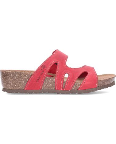INTERBIOS W SANDALIA COMODA MUJER ROJO