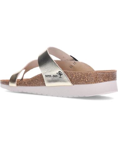 INTERBIOS SANDALIAS DE MUJER 7119-MG PLATINO