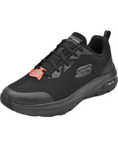 SKECHERS LABORAL 108019EC ARCH FIT ZAPATILLAS CORDONES PARA BLK