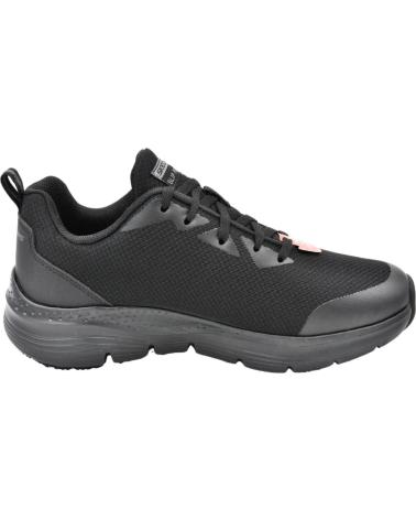 SKECHERS LABORAL 108019EC ARCH FIT ZAPATILLAS CORDONES PARA BLK