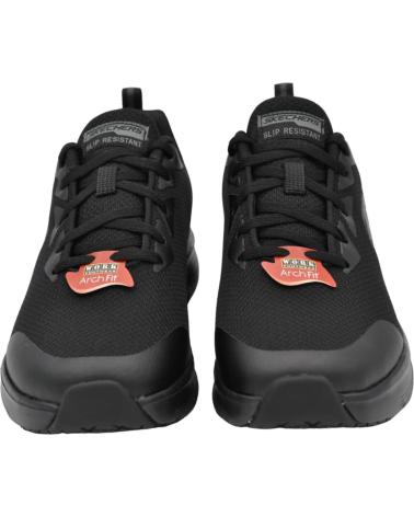 SKECHERS LABORAL 108019EC ARCH FIT ZAPATILLAS CORDONES PARA BLK