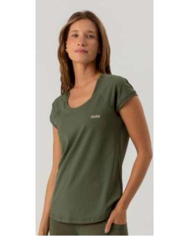 DITCHIL CAMISETA DEPORTIVA MODELO 428 PARA MUJER EN VERDE MILITAR 428