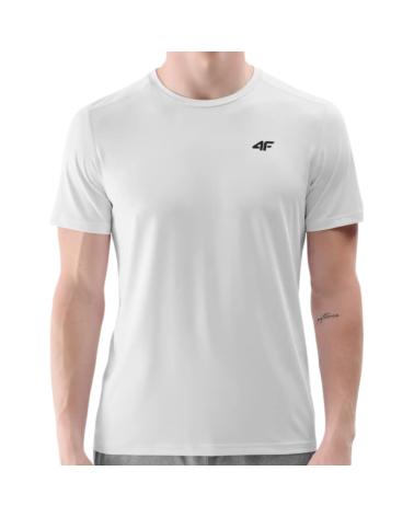 4F T-SHIRT REGULAR FIT FNK M1343 WEISS WSS25TFTSM1343-10S BEIGE