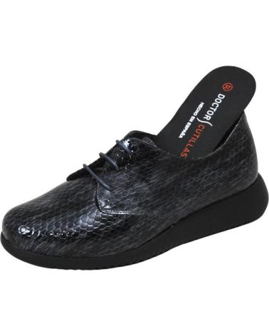 Zapatos de Mujer D`CUTILLAS DOCTOR CUTILLAS - 86023 ZAPATO CORDONES PLANTILLA EXTRAIBLE ANTRACITA