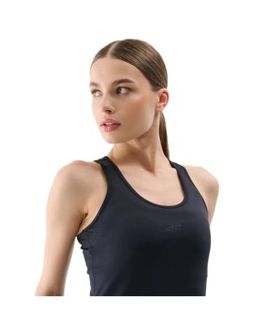 CAMISETA REGATA 4F F414 SLEEVELESS PRETA - MODELO RSS25TFSLF414-20S NEGRO