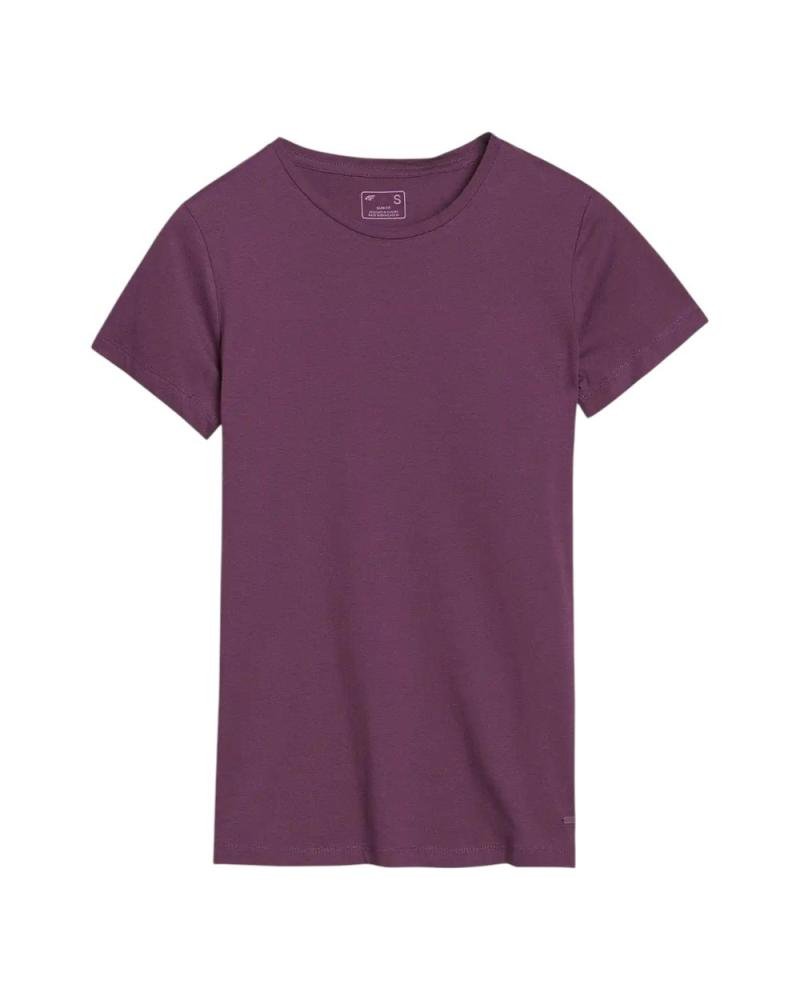 -4F-CAMISETA-SLIM-FIT-F1995-WSS25TTSHF1995-50S-MUJER-VIOLETA