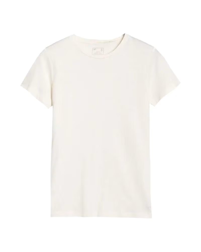 4F Camiseta De Manga Corta wss25Ttshf1995-11S en blanco para mujer