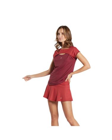 GONNA-PANTALONE DITCHIL RESOLVE FOLK SK7075-527 ROSSA DA DONNA ROJO
