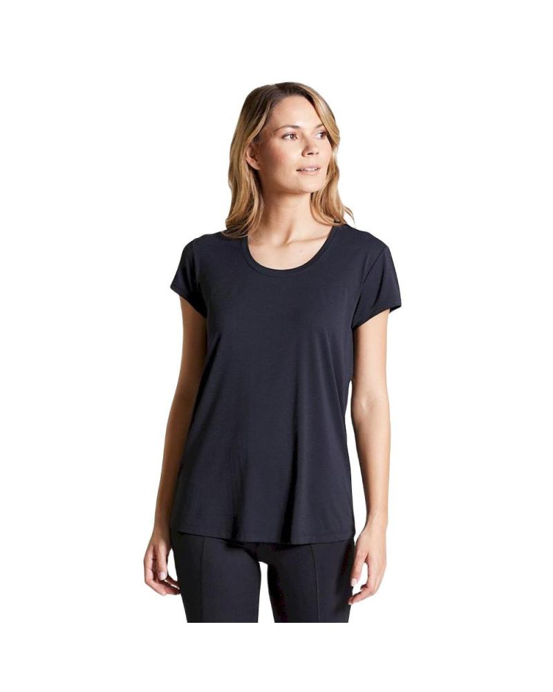 DITCHIL T-SHIRT BRIGHT TEE TS6045-900 PRETO NEGRO