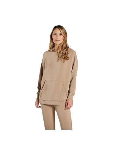 CAMISOLA COM CAPUZ OVERSIZE DITCHIL DELICATE MARROM HD6020-120 MARRóN