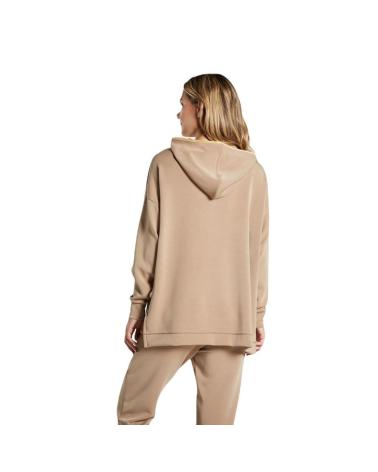 CAMISOLA COM CAPUZ OVERSIZE DITCHIL DELICATE MARROM HD6020-120 MARRóN