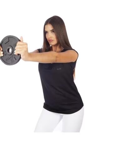 CAMISETA DEPORTIVA DITCHIL EASE TEE TS1010 NEGRA DE MANGA CORTA 900