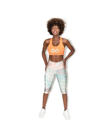 DITCHIL LEGGINGS VIBRANT LG2007-960 MARROM VERDE LARANJA NARANJA