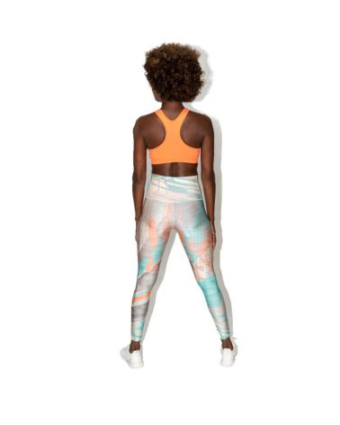 DITCHIL LEGGINGS VIBRANT LG2007-960 MARROM VERDE LARANJA NARANJA