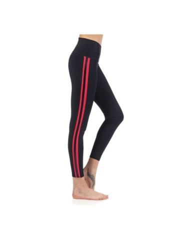 LEGGINGS DITCHIL MENSAH LG00680-607 PRETO COM FAIXA MELANCIA NEGRO