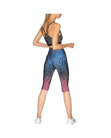 DITCHIL CROPPED ILLUSION BLEND PINK LEGGINGS CL2005-957 ROSA