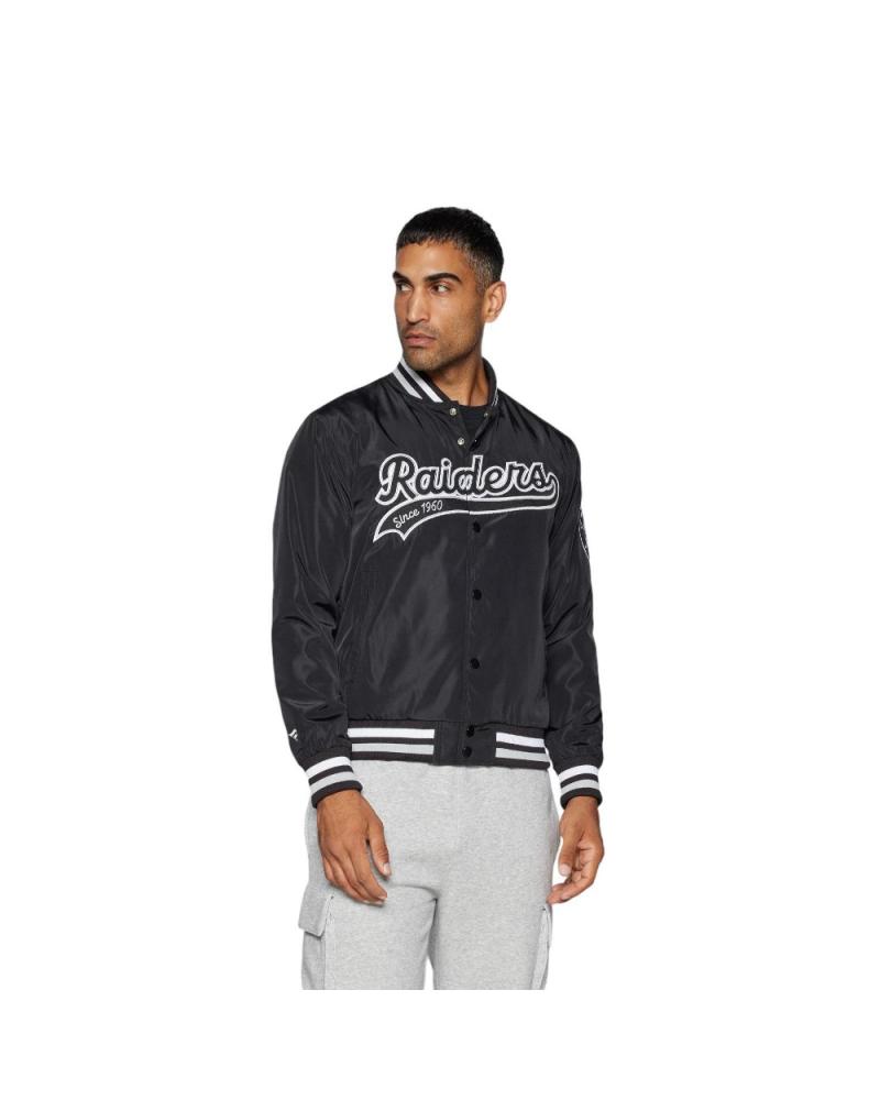 VESTE VARSITY FANATICS LAS VEGAS RAIDERS NOIR 00SH-03P5 NEGRO