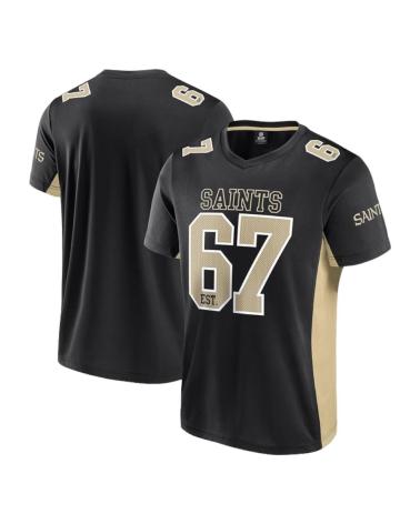 CAMISETA FANATICS NEW ORLEANS SAINTS 007U-2103-7W-02S PRETA MORADO