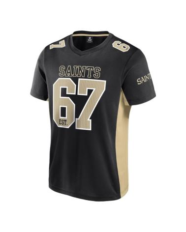 CAMISETA FANATICS NEW ORLEANS SAINTS 007U-2103-7W-02S PRETA MORADO