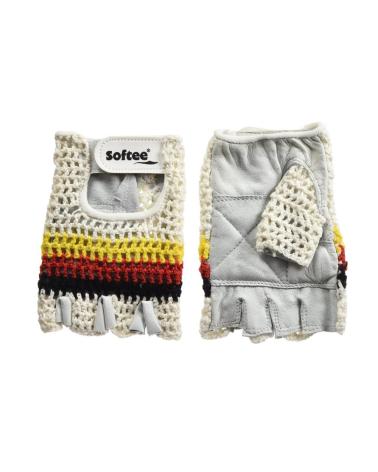 GUANTES DE CROSSFIT DARE 2B SOFTEE REJILLA MULTICOLOR - MODELO 35108 BLANCO BLANCO