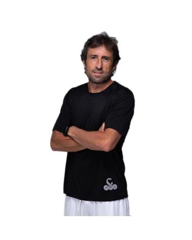 T-SHIRT DA PADEL VIBOR-A KAIT NERA 41202-001 NEGRO