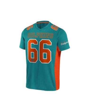 FANATICS NFL MIAMI DOLPHINS JERSEY #66 AQUA/ORANGE 007U-996V-9P-02S AZUL