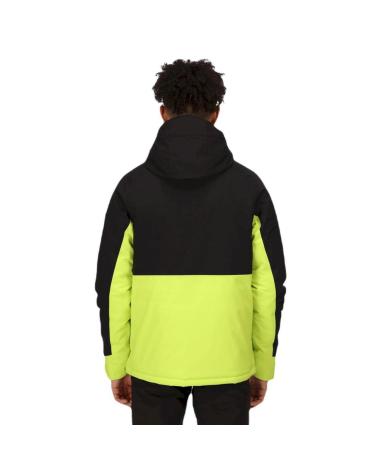 DARE 2B CHAQUETA ACOLCHADA REGATTA HIGHTON STR III HOMBRE RMP344 NEGRO/VERDE NEGRO