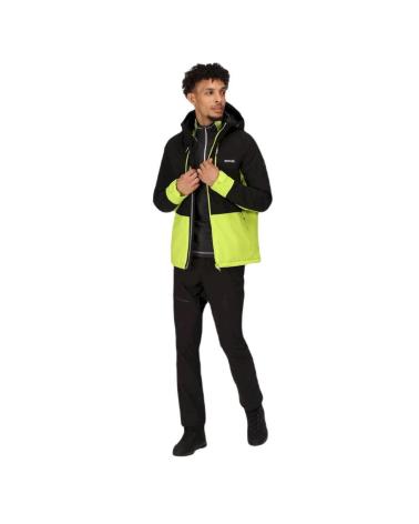 DARE 2B CHAQUETA ACOLCHADA REGATTA HIGHTON STR III HOMBRE RMP344 NEGRO/VERDE NEGRO