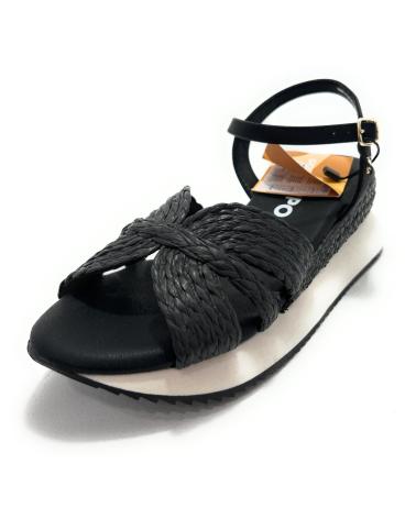 Sandálias-femininas-GIOSEPPO-SANDALIAS-SPORTS-CUNA-CUERDA-HEBILLA-GIO-NEGRO