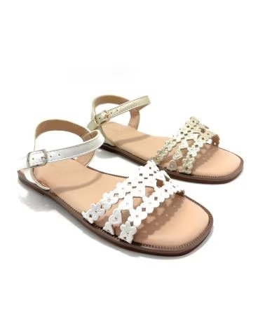 BUBBLE BOBBLE MÄDCHEN-SANDALEN MIT HERZ-DETAILS UND SCHNALLENVERSCHLUSS AMARILLO
