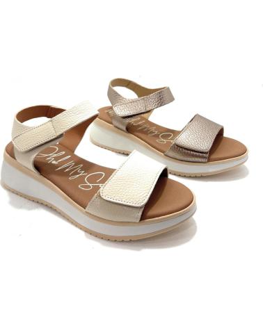 OH MY SANDALS SANDALIAS PIEL PEGUE CONFORT CUNA OH MY AMARILLO