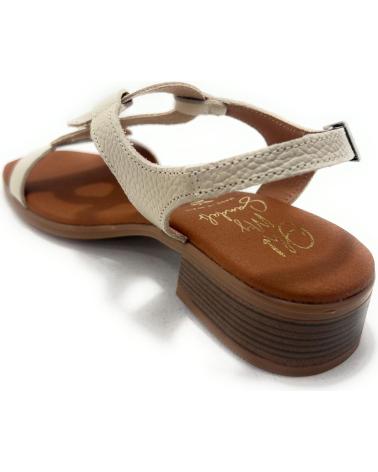 OH MY SANDALS SANDALIA TACON HEBILLA ENLAZADA OH MY S BLANCO