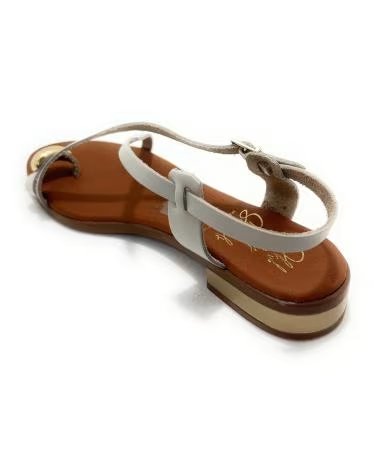 OH MY SANDALS SANDALES PLATES AVEC DÉTAIL ENTRE-DOIGTS BLANCO