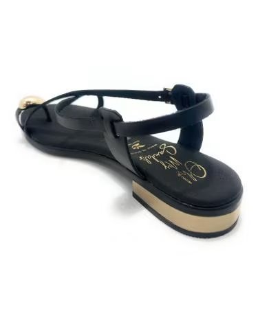 OH MY SANDALS SANDÁLIAS RASTEIRAS DE DEDO COM DETALHE NEGRO
