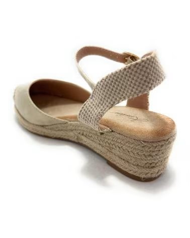KISS LEISS ESPADRILLAS ZEPPA BASSA CON FIBBIA IN JUTA AMARILLO