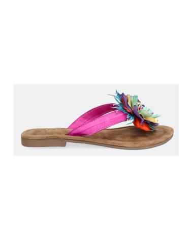 Sandales-habillées-femme-LAZAMANI-SANDALIAS-ADORNO-FLOR-FUXIA