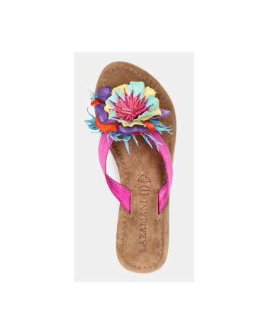 Elegante-sandalen-für-damen-LAZAMANI-SANDALIAS-ADORNO-FLOR-FUXIA