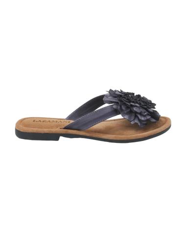 Sandalias-de-vestir-para-mujer-LAZAMANI-SANDALIAS-DE-PIEL-CON-ADORNO-DE-PIEL-BLACK