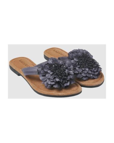 Sandalias-de-vestir-para-mujer-LAZAMANI-SANDALIAS-DE-PIEL-CON-ADORNO-DE-PIEL-BLACK