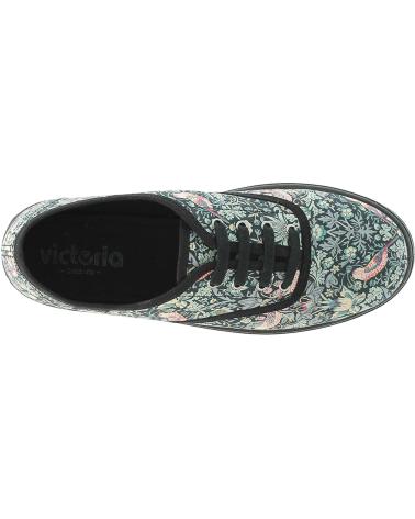 VICTORIA DEPORTIVA PARA MUJER 109229 INGLESA ESTAMPADO LIBERTY NEGRO