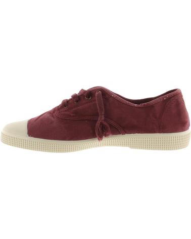 VICTORIA DEPORTIVA PARA MUJER 1661102 INGLESA LONA ENVEJECIDA BURDEOS